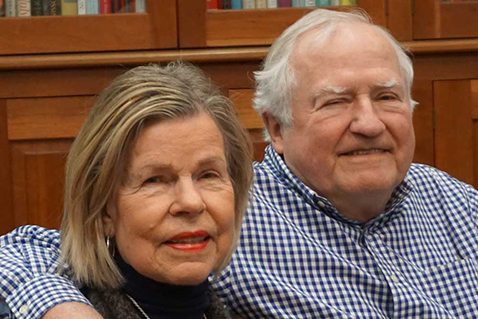 Susan and Richard Huffman P’91. Link to their story